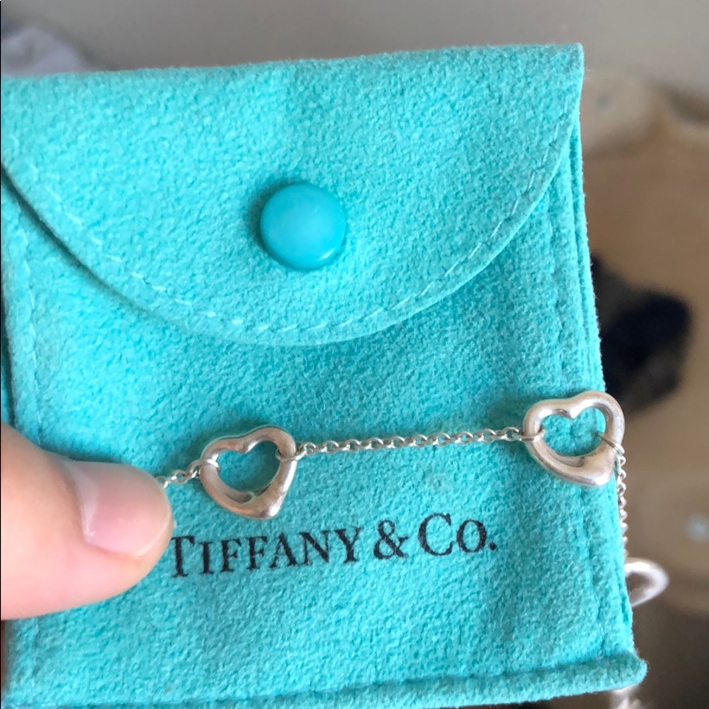 Authentic Tiffany Elsa Peretti Heart Bracelet